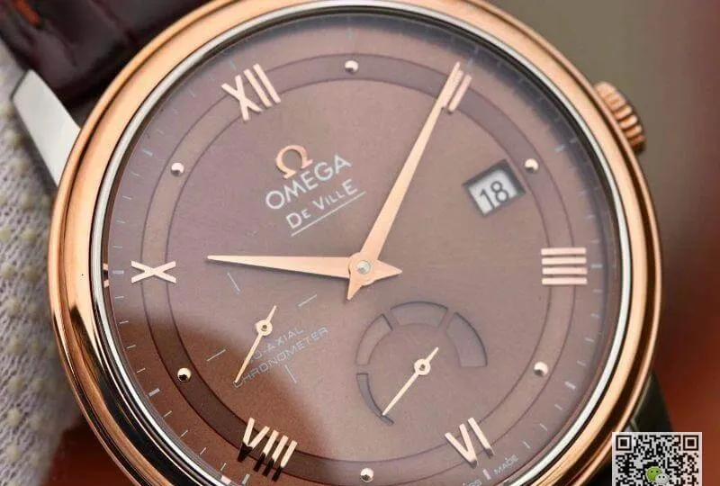 Omega De Ville Prestige 424.23.40.20.13.001 TW Factory 1:1 Best Edition Replica Watch Swiss ETA2824 Brown Dial